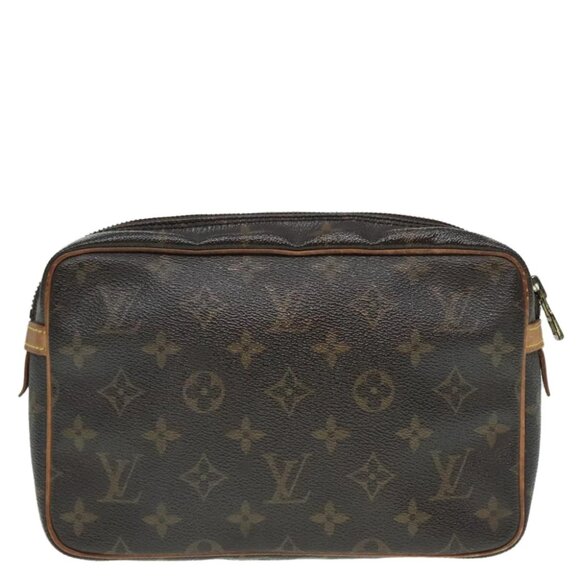 LOUIS VUITTON Monogram Compiegne 23 Clutch Bag M51847 LV Auth 92726 - Picture 3 of 15